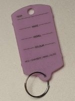 Lilac Ring Keytag