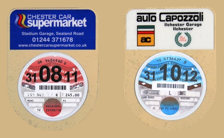 Shield Tax Disc Holder